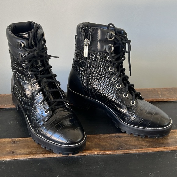 Crocodile-Alligator Combat Boots - Picture 4 of 5